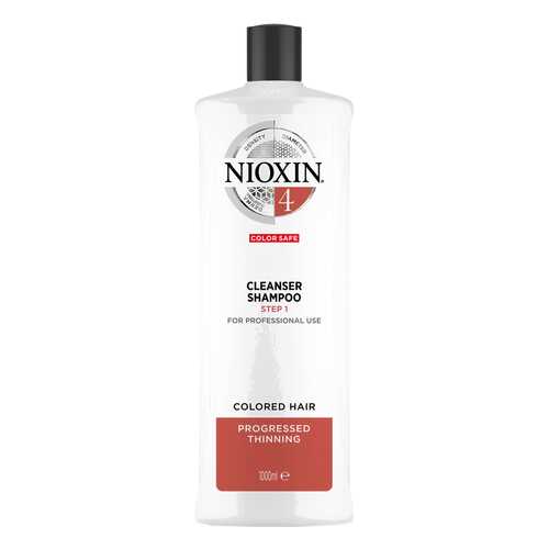 Шампунь Nioxin Cleanser System 4 1000 мл