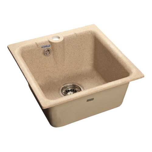 Мойка для кухни из мрамора GranFest Practic GF-P420 песочный