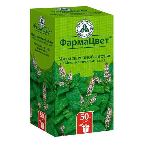 Мята перечная [листья коробка 50 г] N1 КЛС