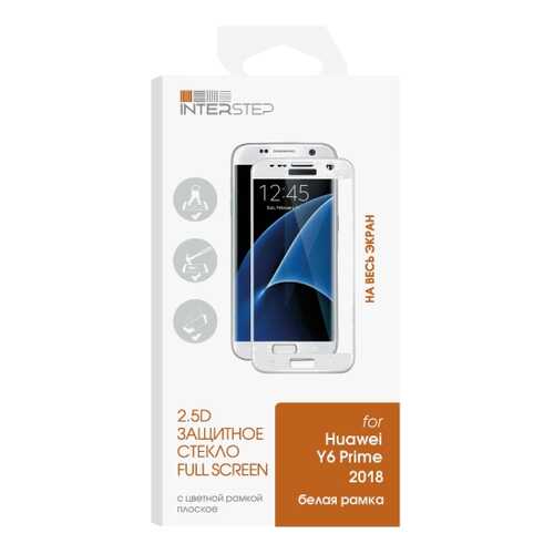 Защитное стекло InterStep для Huawei Y6 Prime (2018) White