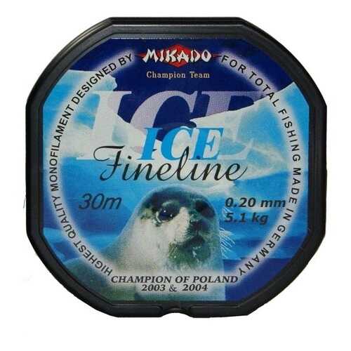 Леска монофильная Mikado FineLine Ice 0,2 мм, 30 м, 5,1 кг