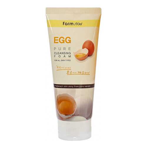 Пенка для умывания FarmStay Egg Pure Cleansing 180 мл