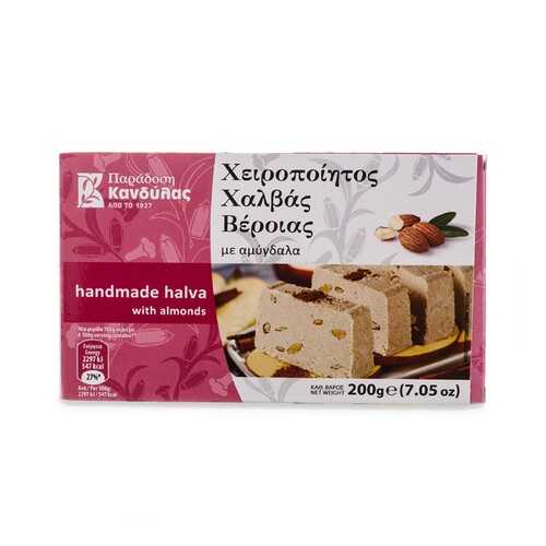 Халва Kandylas кунжутная с миндалем 200г Греция