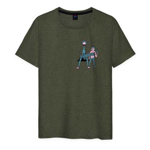 Футболка мужская ВсеМайки 1952809 хаки XXXL