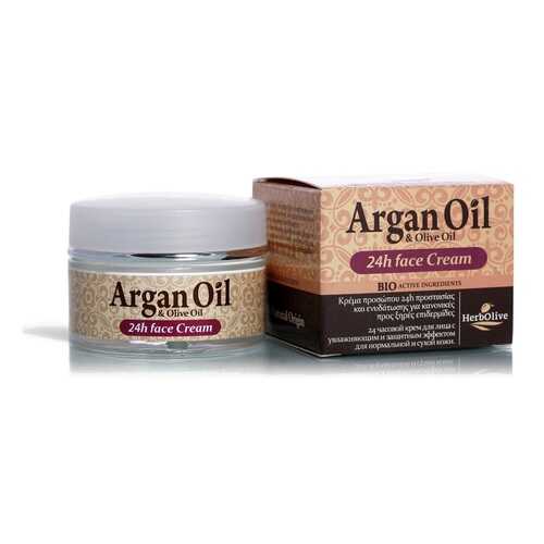 Крем для лица Arganoil уход 24ч для нормальной и сухой кожи 50 мл