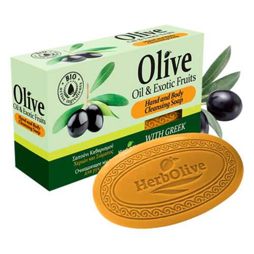 Оливковое мыло Herbolive с экзотическими фруктами 90 гр
