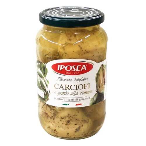Артишоки Iposea со стеблем в масле 510 г