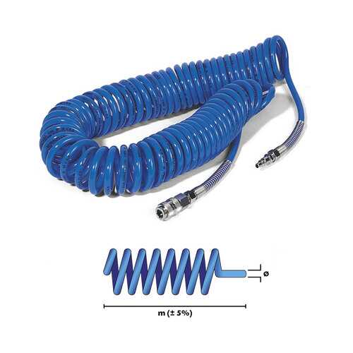 Шланг спиральный GAV SPR4/8, 4м, 8х12