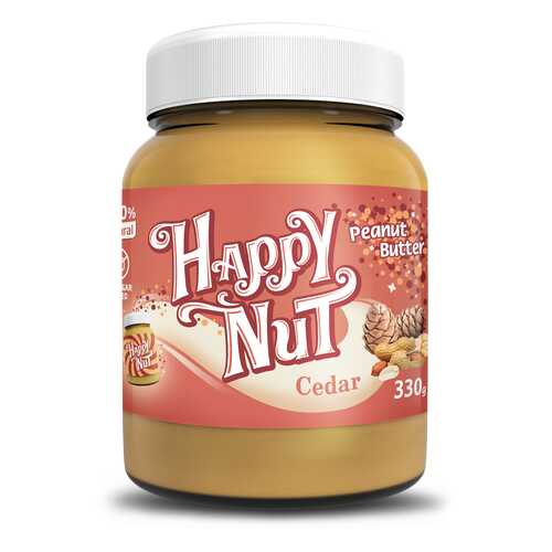 Арахисовая паста Happy Nut Cedar с кедром 330 г