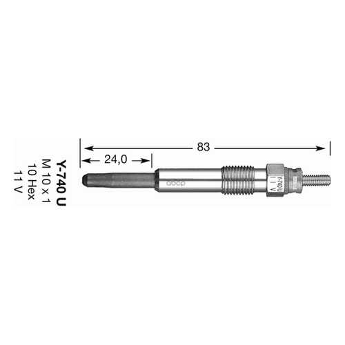 Свеча накаливания DENSO DG610