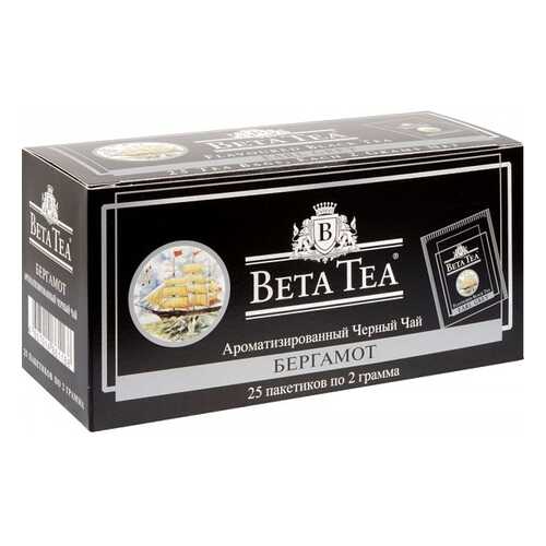 Чай черный Beta Tea бергамот 25 пакетиков