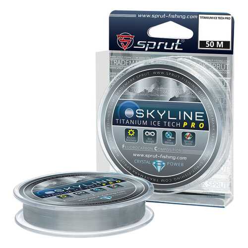Леска монофильная Sprut Skyline IceTech Pro Titanium 50 м, 0,235 мм, 7,05 кг