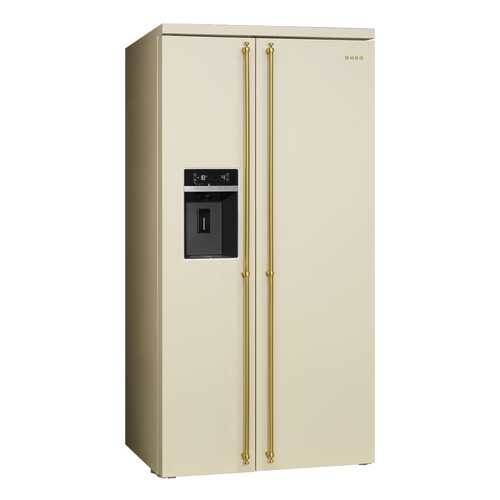 Холодильник Smeg SBS 8004 P Beige