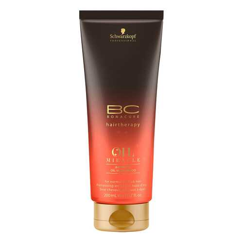 Шампунь Schwarzkopf Professional Bonacure Oil Miracle, 200 мл, для жёстких и толстых волос