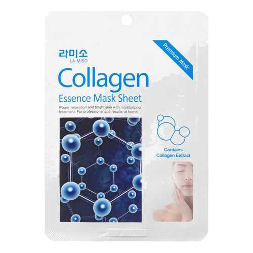 Маска для лица LA MISO Collagen essence Mask Sheet 21 г
