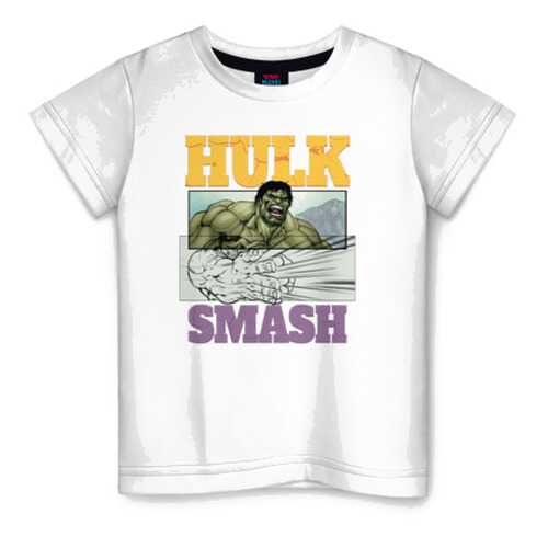 Детская футболка ВсеМайки Hulk Smash хлопок, р. 86