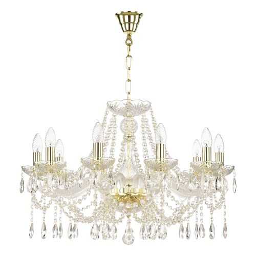 Люстра хрустальная 107/10/240 G Bohemia Ivele Crystal
