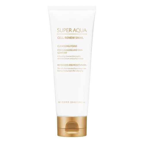 Пенка для умывания Missha Super Aqua Cell Renew Snail Cleansing Foam