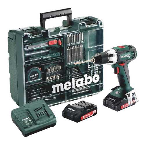 Аккумуляторная дрель-шуруповерт Metabo BS 18 LT Set 602102600