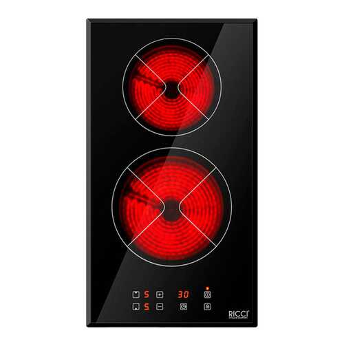 Встраиваемая электрическая панель Ricci DTL-D23002B Black