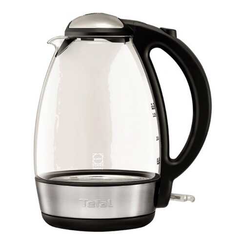 Чайник электрический Tefal Glass KI7208 Black/Silver
