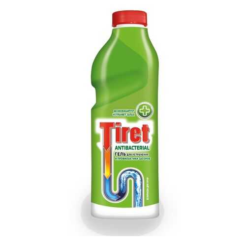 Средство для очистки труб и сливов Tiret antibacterial 1 л