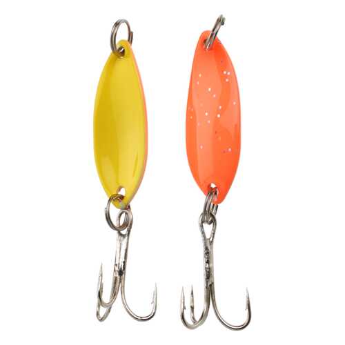 Блесна колеблющаяся Mikado Trout Campione Mini 1,4 г, 2,2 см, оранжевая/желтая