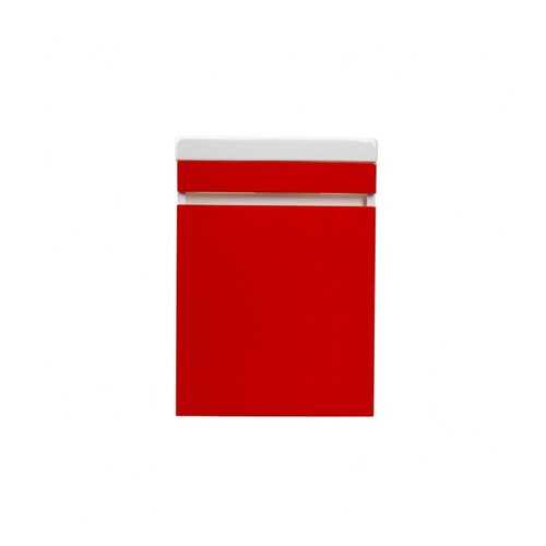 Тумба с раковиной Style Line Compact 40 Люкс подвесная, красный