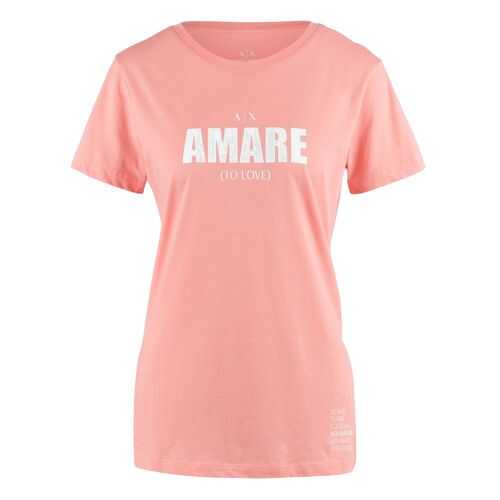 Футболка женская Armani Exchange 3HYTEH YJ16Z розовая M