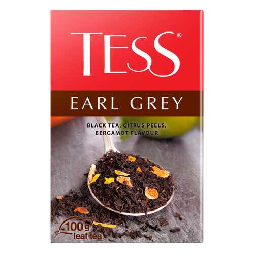 Чай черный листовой Tess Earl Gray 100 г