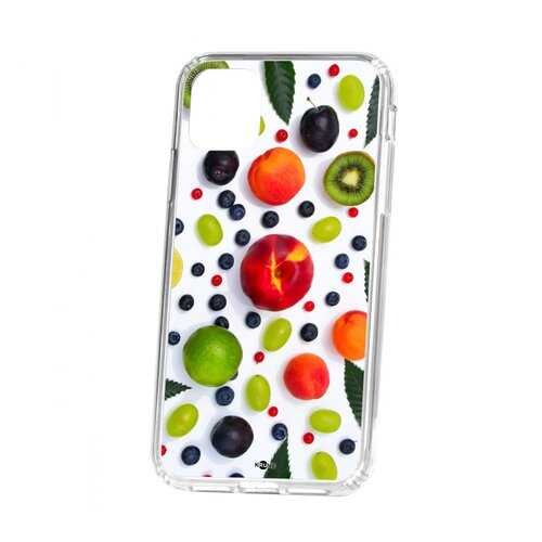 Чехол Apple iPhone 11 Kruche Print Fruits