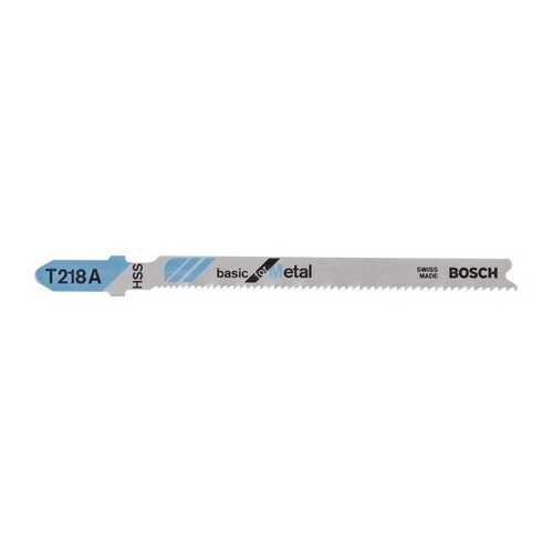 Набор пилок для лобзика Bosch T 218 А, HSS 2608631672