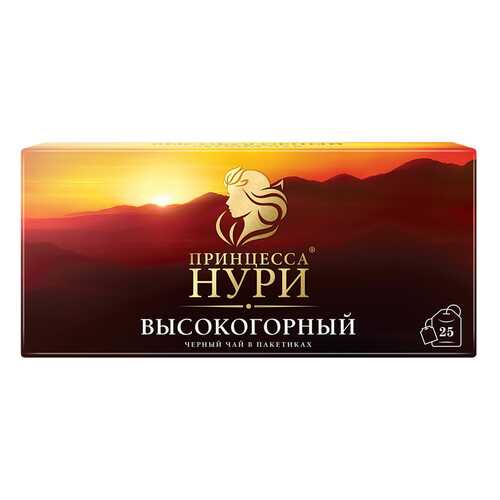 Чай черный Принцесса Нури Высокогорный 25 пакетиков