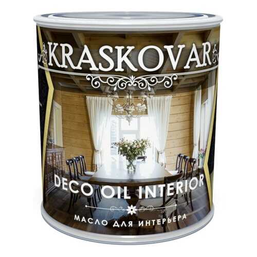 Масло для интерьера Kraskovar Deco Oil Interior Тик 0,75л