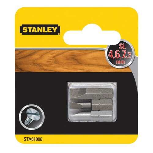Набор бит для дрелей, шуруповертов STANLEY STA61006-XJ