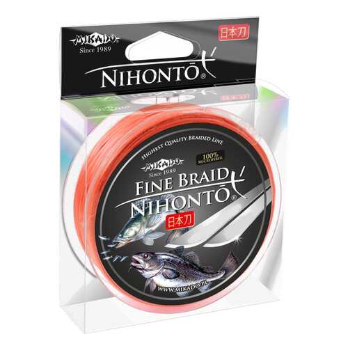 Леска плетеная Mikado Nihonto Fine 0,4 мм, 150 м, 34,9 кг