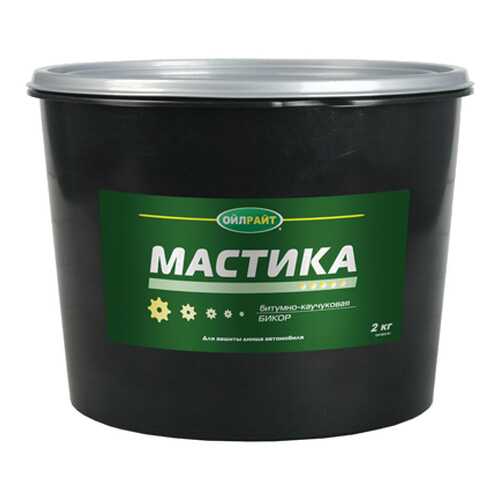 Мастика битумно-каучуковая OIL RIGHT 2 кг