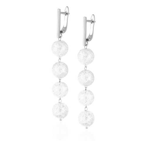 Серьги Lattrice, вставка кварц, артикул 54659004