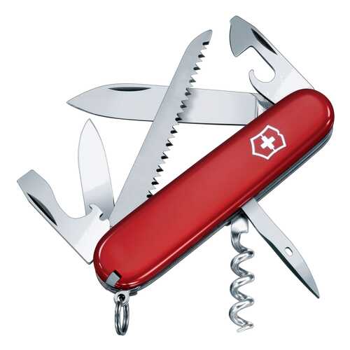 Мультитул Victorinox Camper 1.3613.71 91 мм красный/серебристый, 13 функций