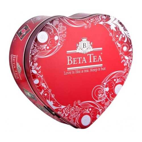Чай черный в пакетиках для чашки Beta Tea сердце 100 г