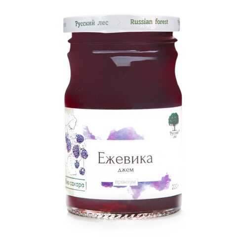 Джем Русский лес Ежевика Премиум, 220 гр