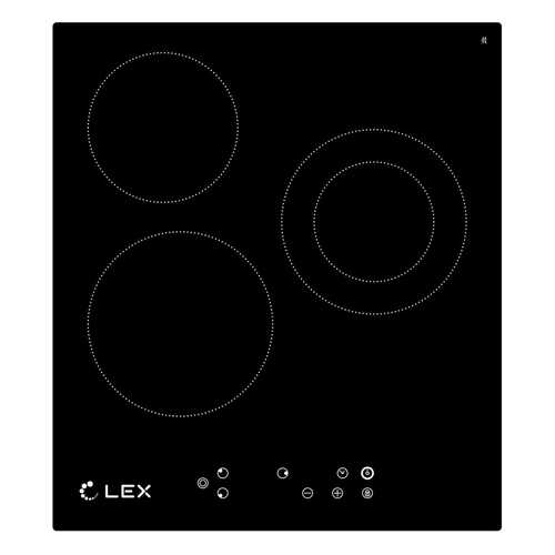 Встраиваемая варочная панель электрическая LEX EVH 431 BL Black