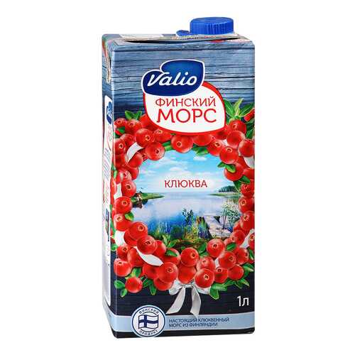 Морс Valio клюква с 3 лет 1 л