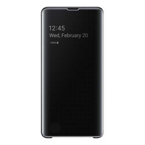 Чехол Samsung Clear View Cover для Galaxy S10 Plus Black