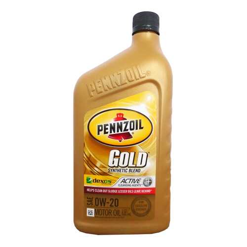Моторное масло Pennzoil Gold Synthetic Blend SAE 0W-20 0,946л