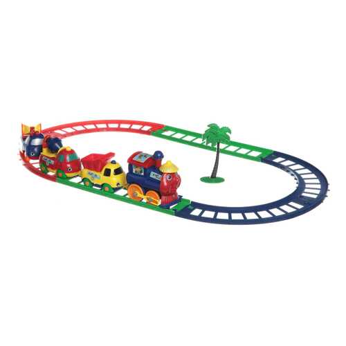Железная дорога с паровозом и вагонами Play Train Gratwest Б13156