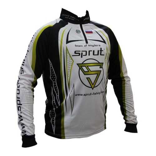 Лонгслив Sprut Team of Anglers Limited Edition, white/black/gold, 3XL INT