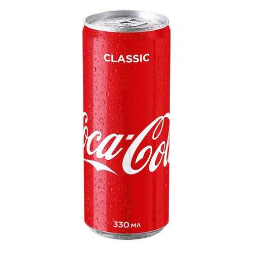Напиток газированный Coca-Cola classic жестяная банка 0.33 л