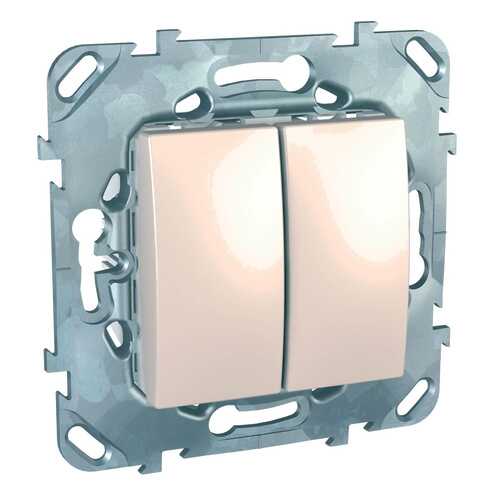 Schneider Electric Выключатель Schneider Electric 2-клавишный бежевый MGU5.211.25ZD