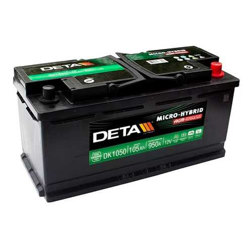 АКБ 140ah Deta Professional 12 V 140 Ah 800 A Etn 3 B0 513x189x223mm 36.86kg DETA DG1403